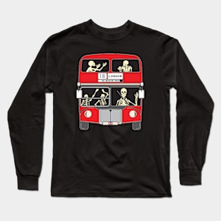 Double Decker Bus - Skeleton Crew Long Sleeve T-Shirt